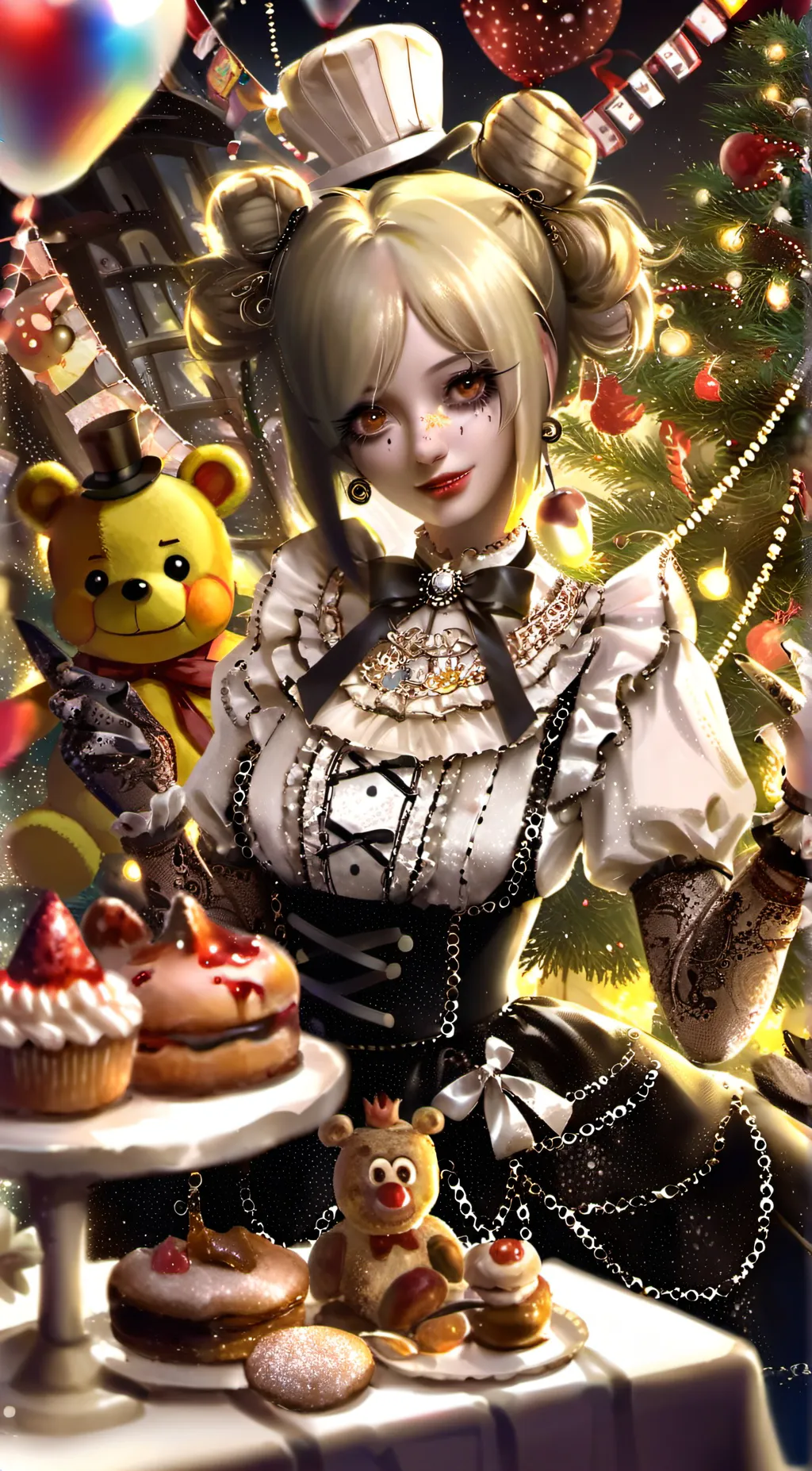 ai character: Chica background