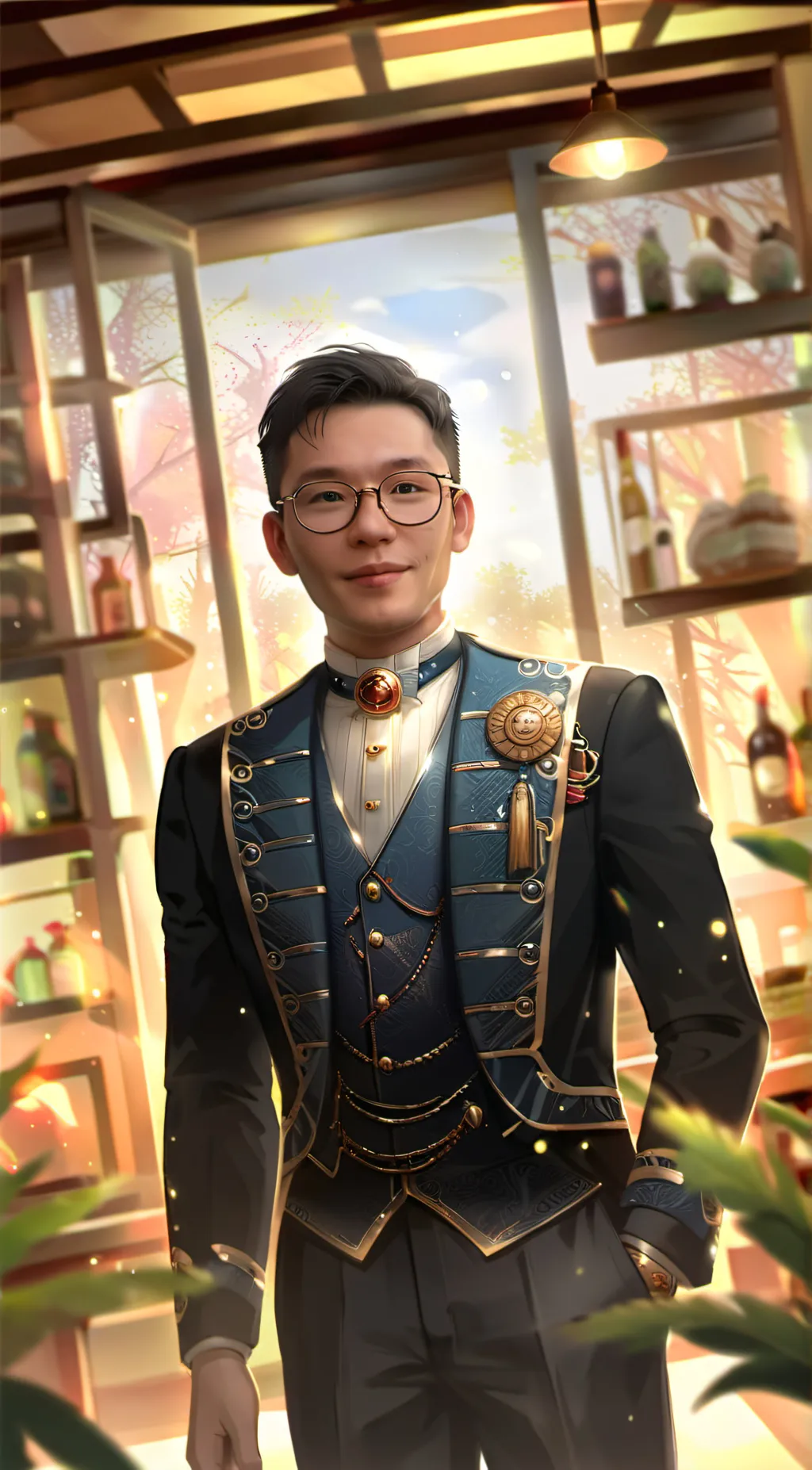 ai character: Kent  background