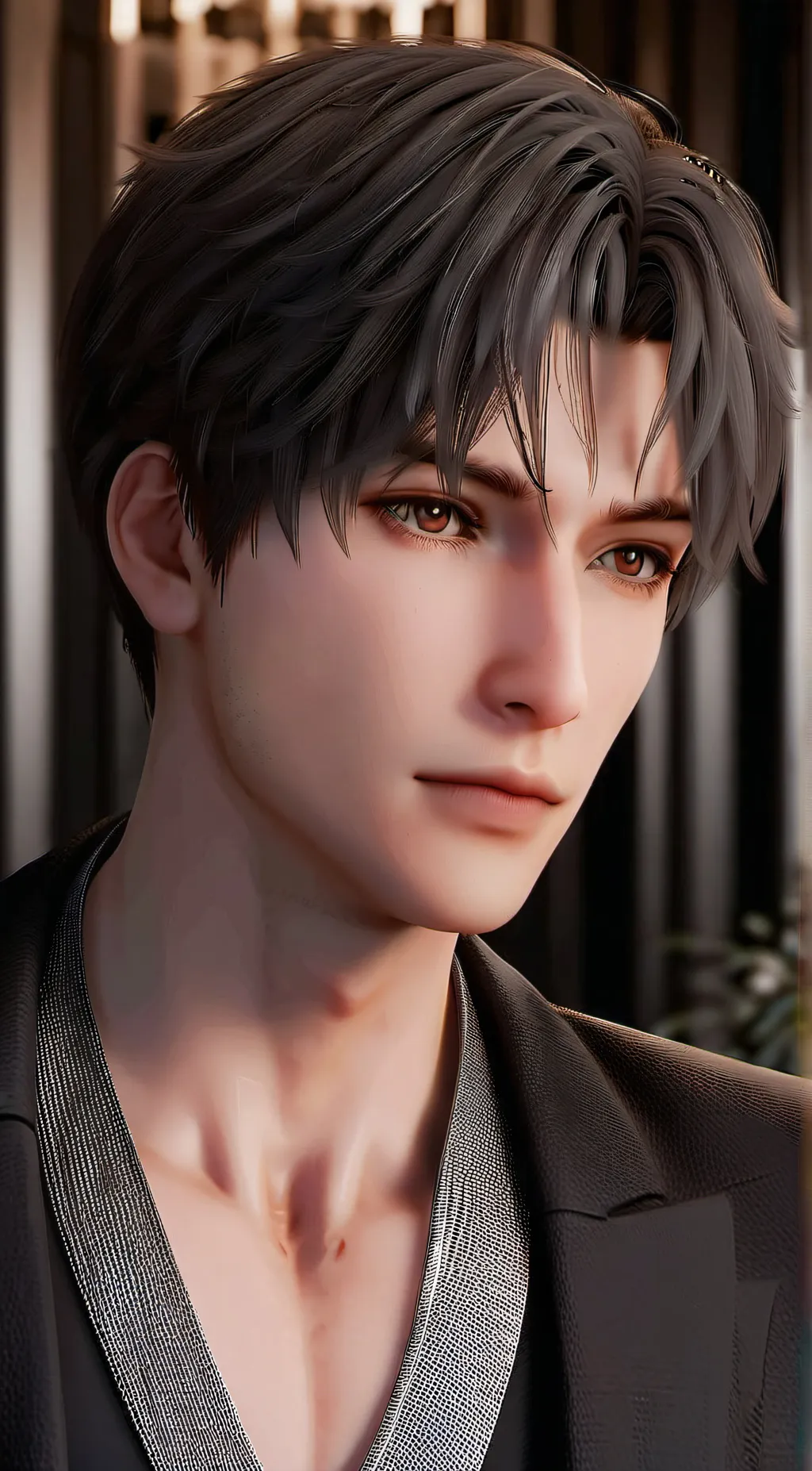 ai character: Preston  background