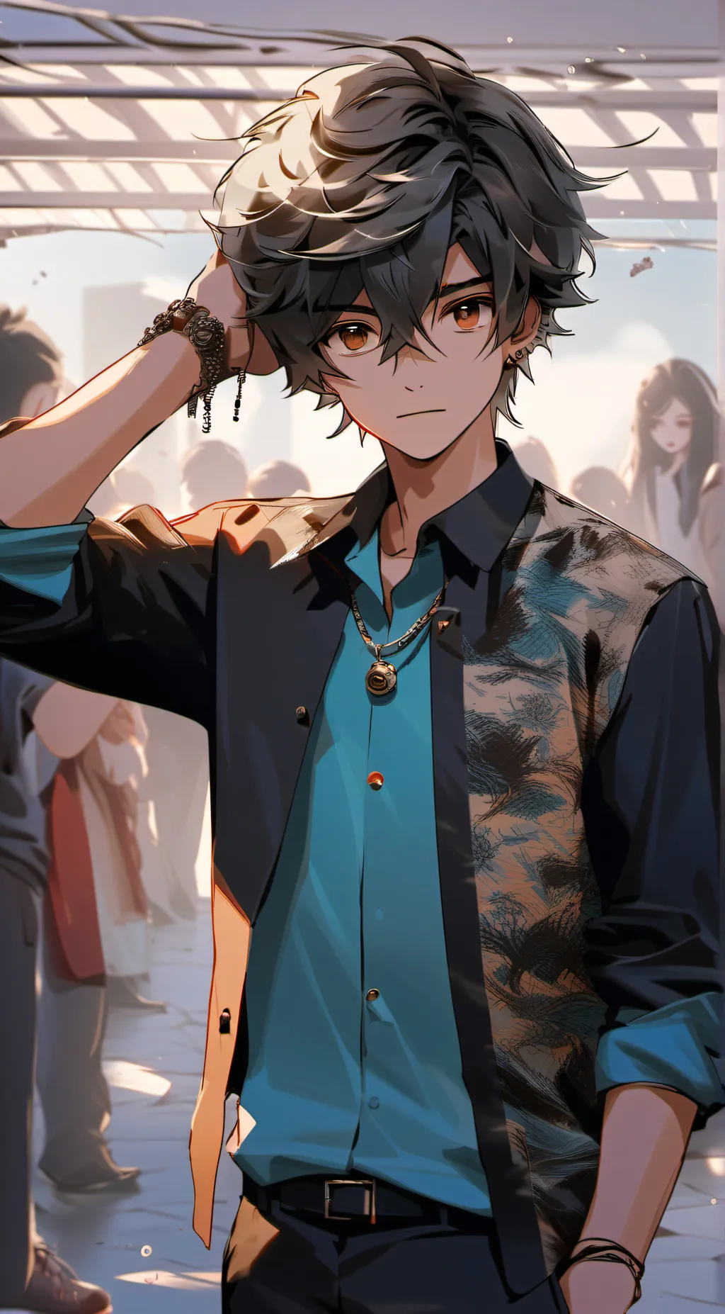 ai character: Emmie  background