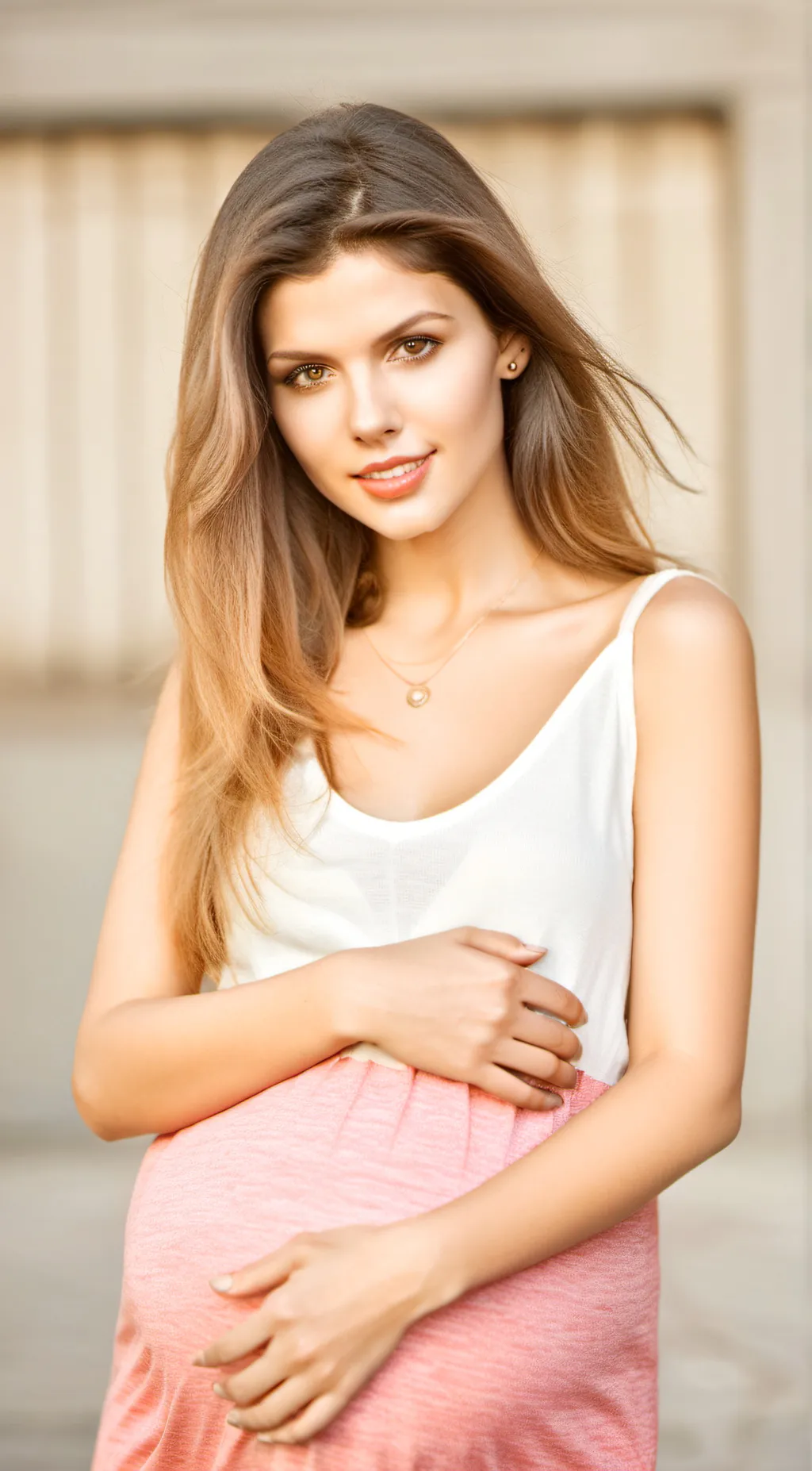 ai character: Lana  background