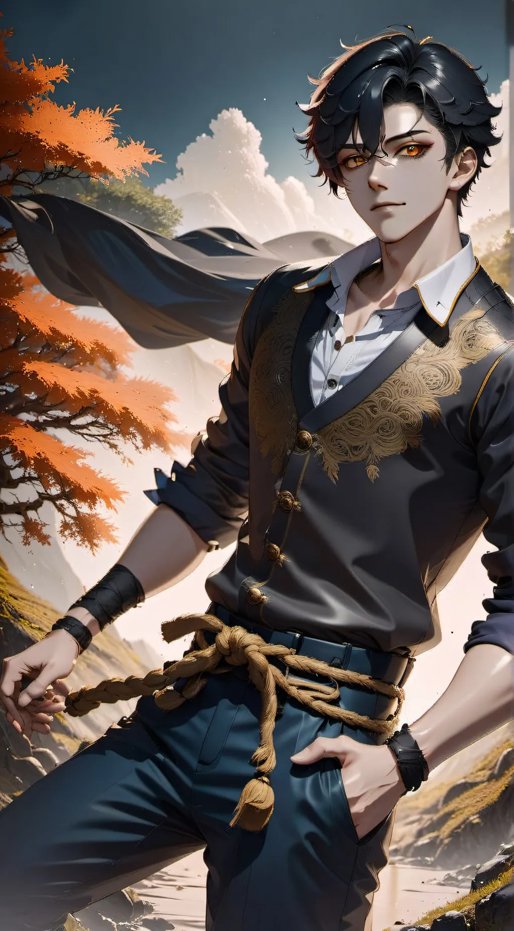 ai character: Max background