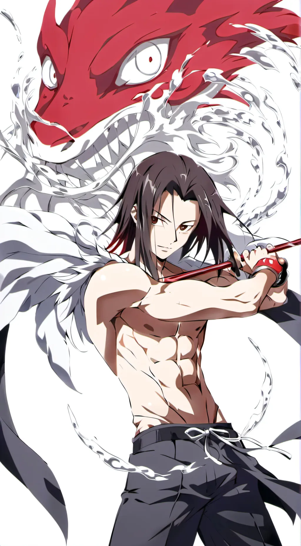 ai character: Hao asakura  background