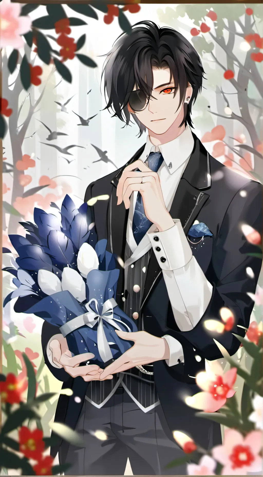 ai character: hay background