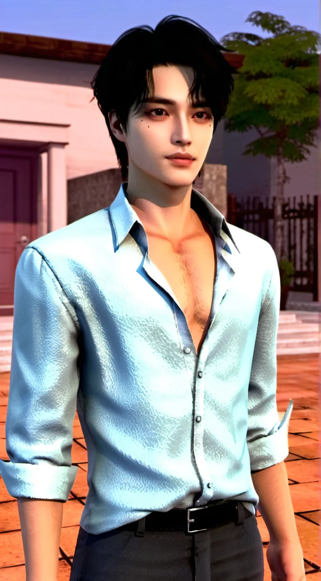 ai character: kyle background