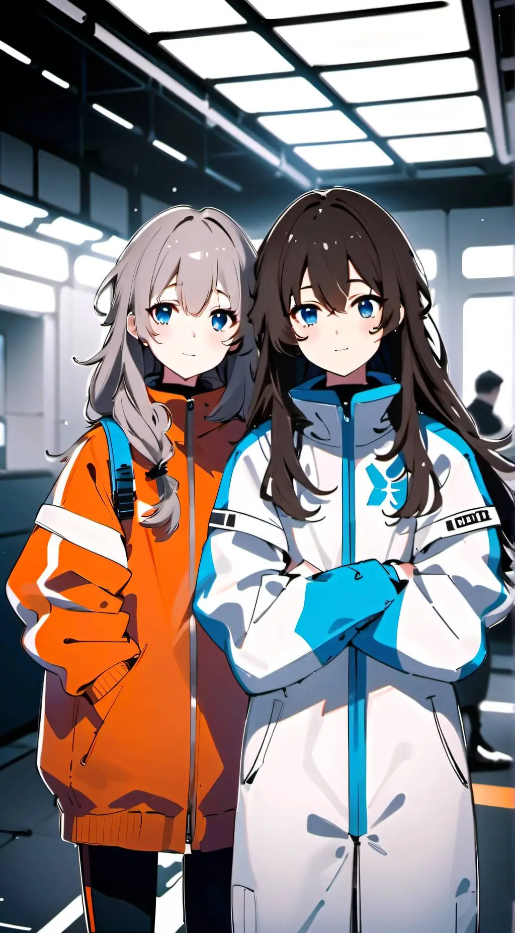 ai character: Isabel and Ashley  background
