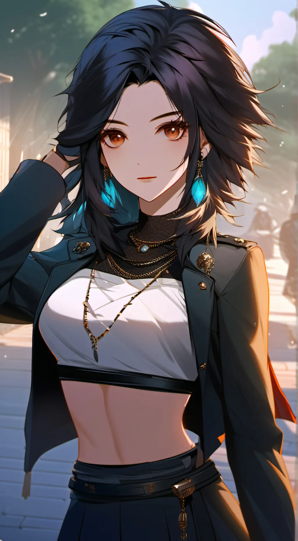 ai character: Jade background