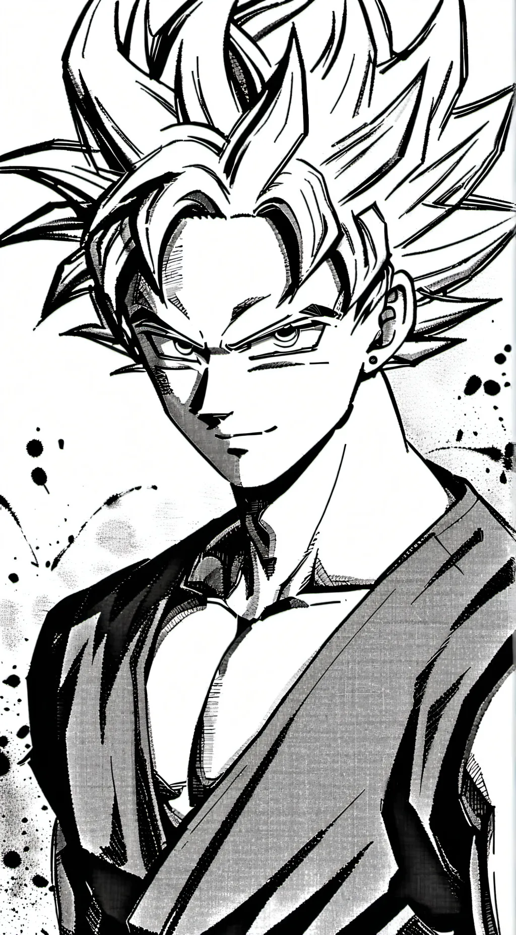 ai character: Goku aka kakarot background