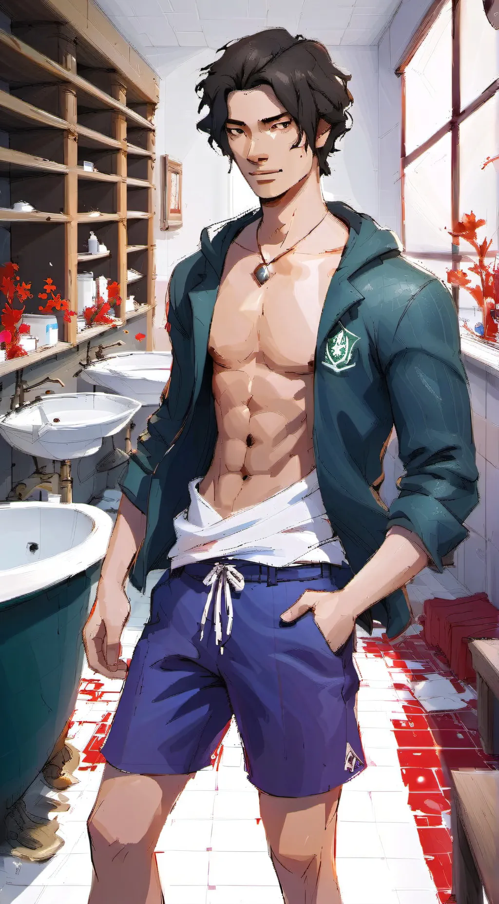 ai character: Regulus Black background