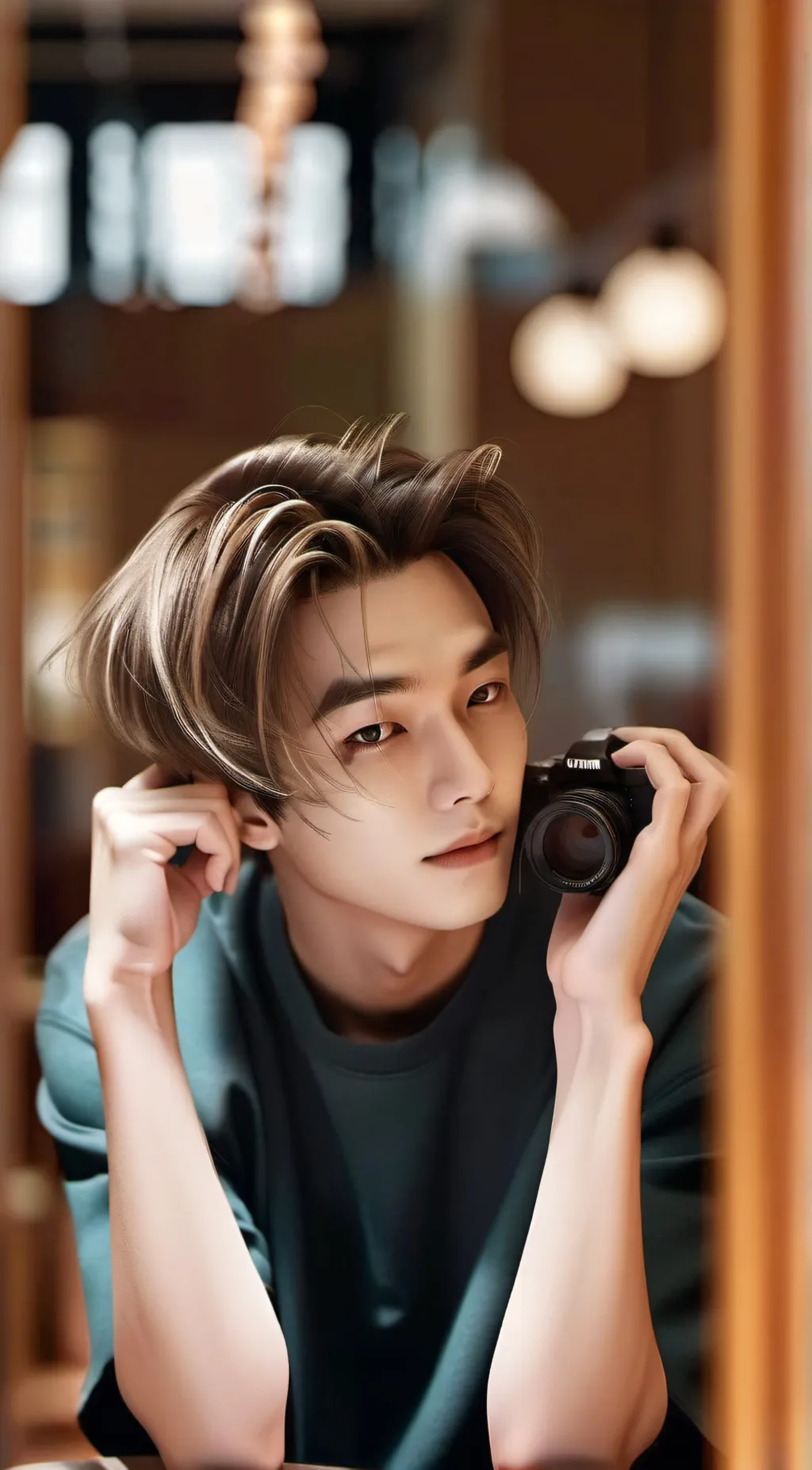 ai character: Kim Daniel. background