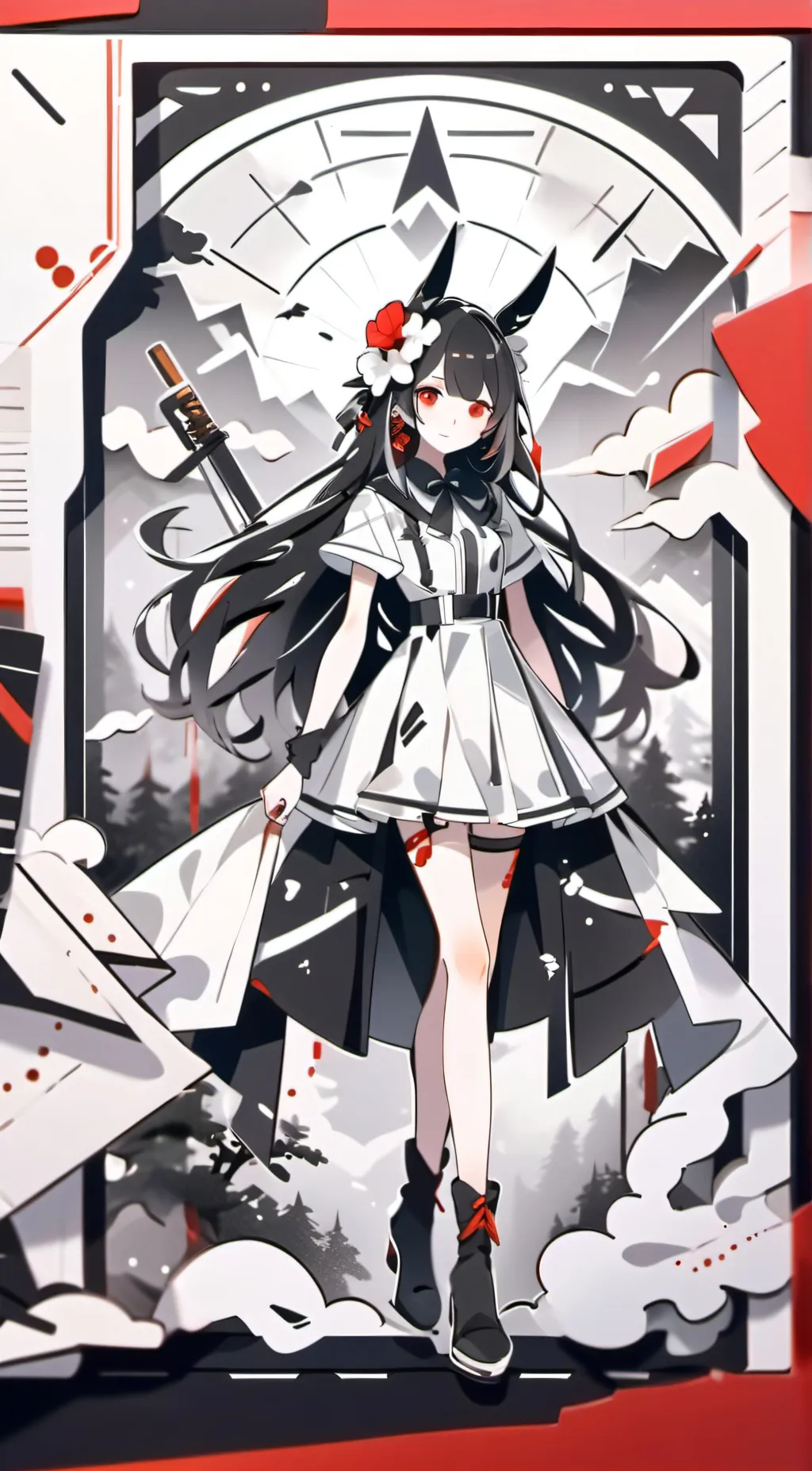 ai character: sweetheart  background