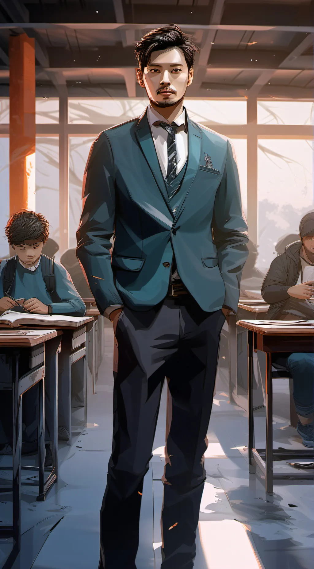 ai character: meu cu background