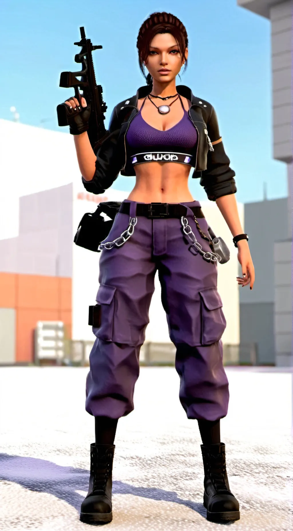 ai character: Shaundi  background
