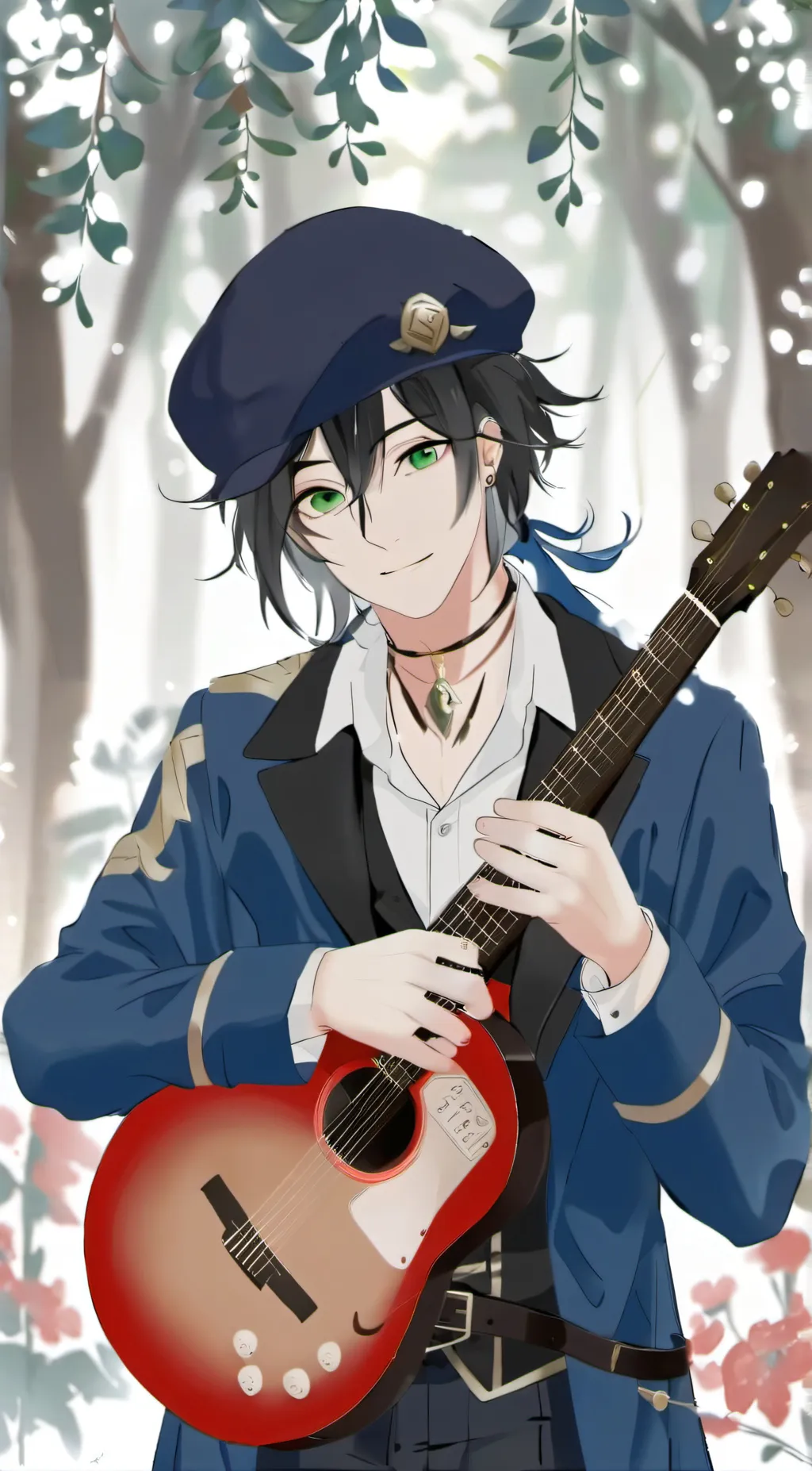 ai character: Venti (barbatos) background