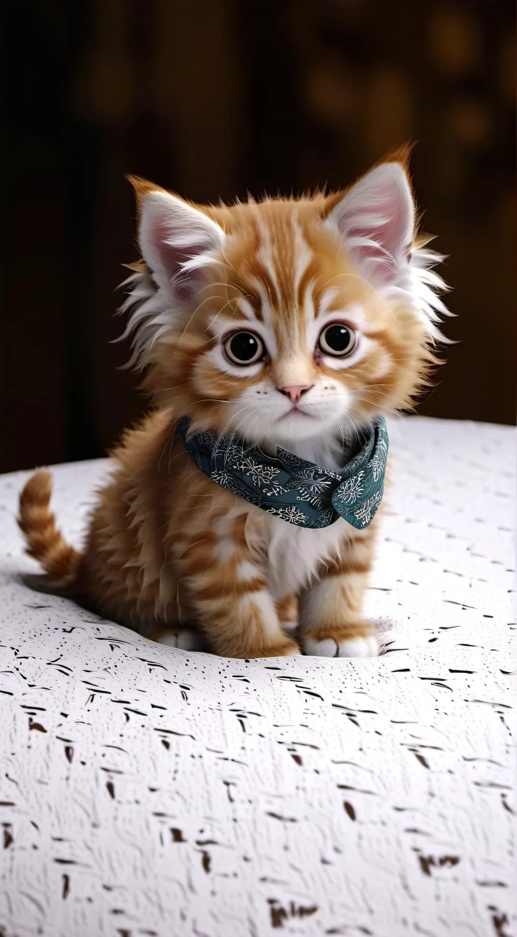 ai character: cute kitten background