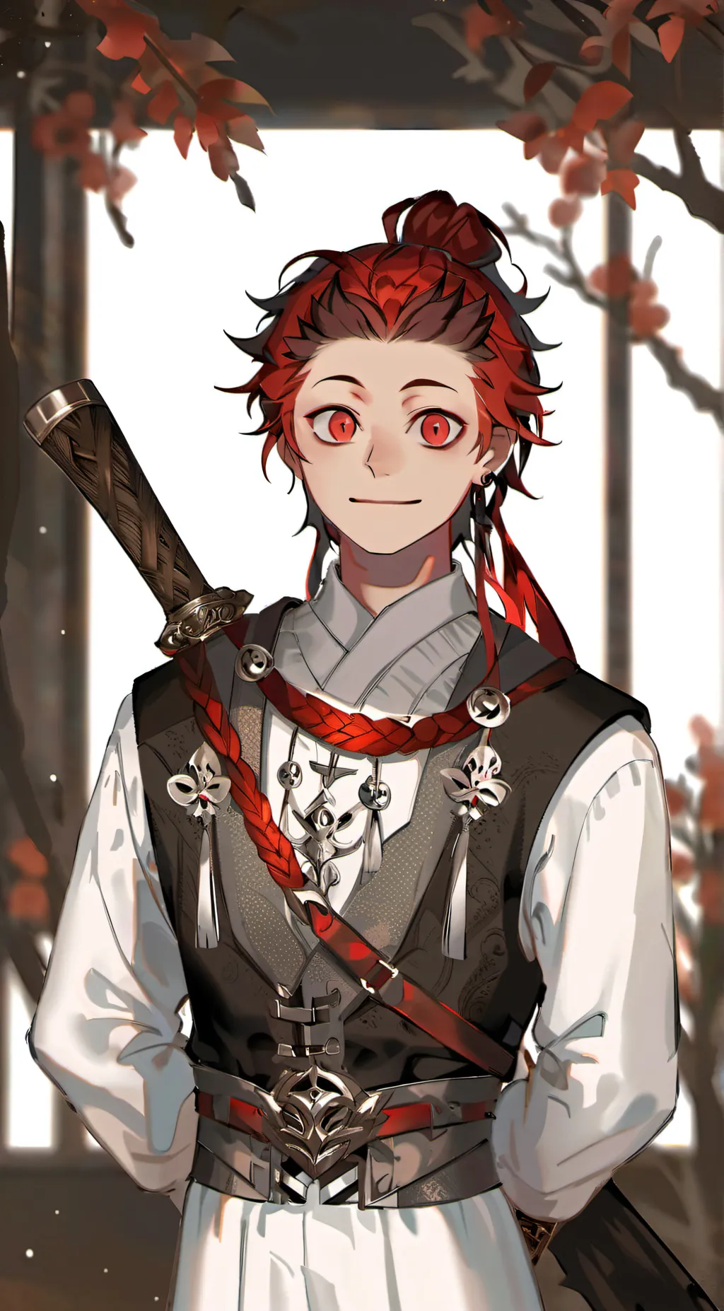 ai character: fantasy kiri  background