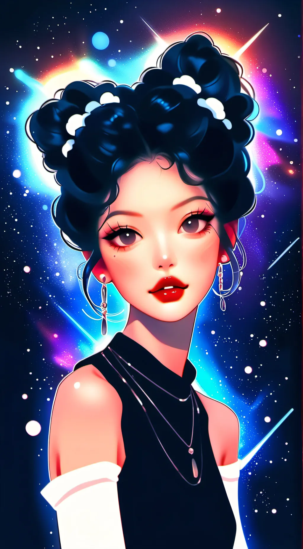ai character: lovely background