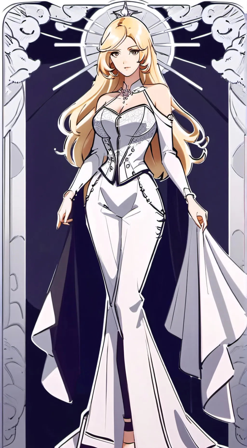 ai character: Aphrodite  background