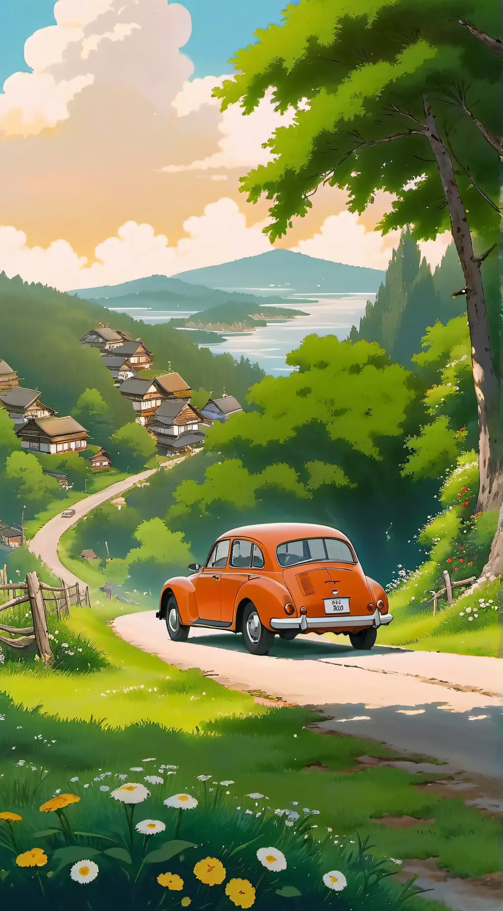 ai character: SKZ road trip! background