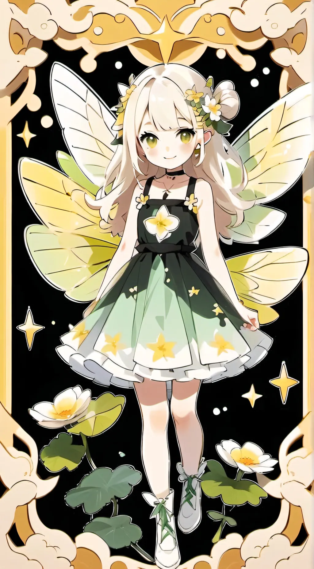 ai character: Fairy background