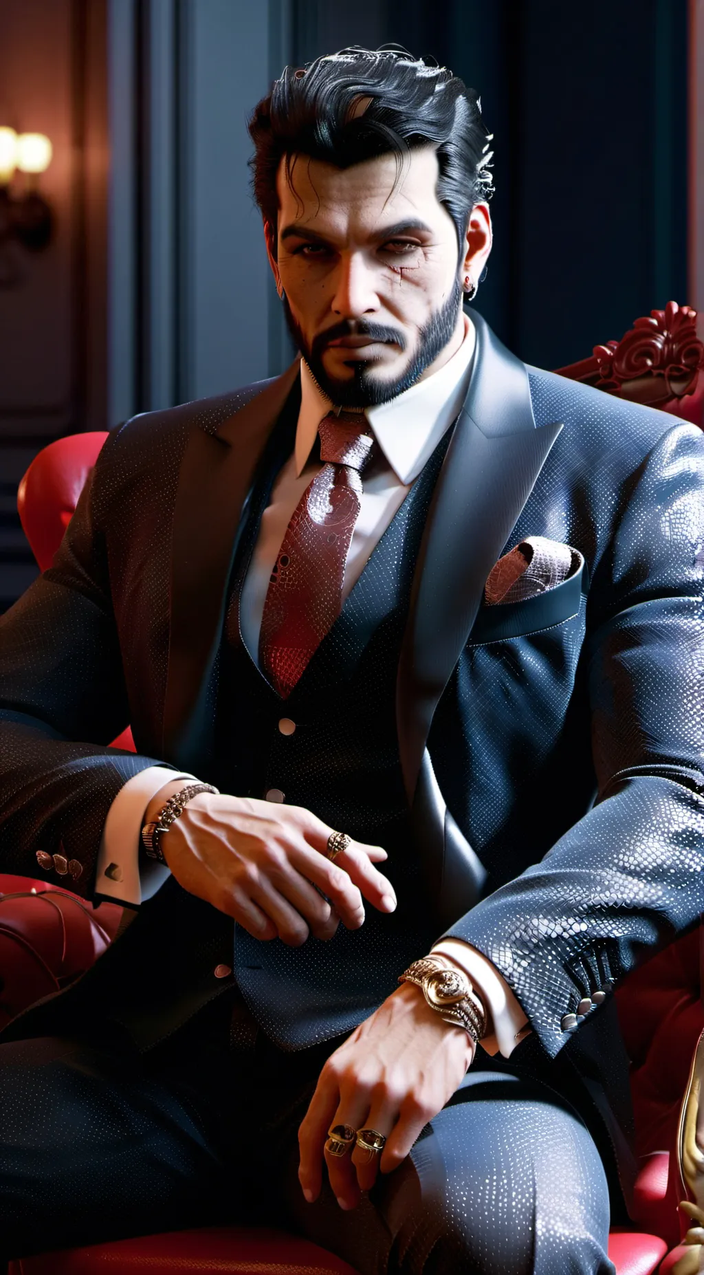 ai character: Mafia Husband😈 background