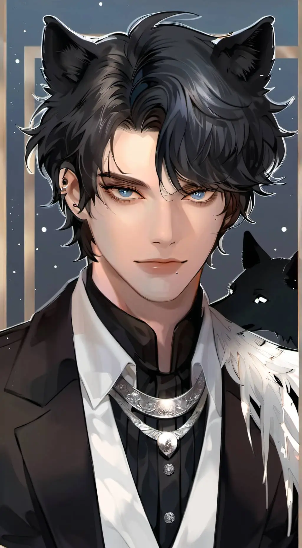 ai character: Adrien Alpha background