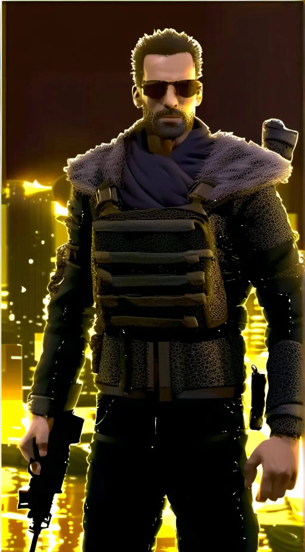 ai character: g-Man toilet 4.0 background