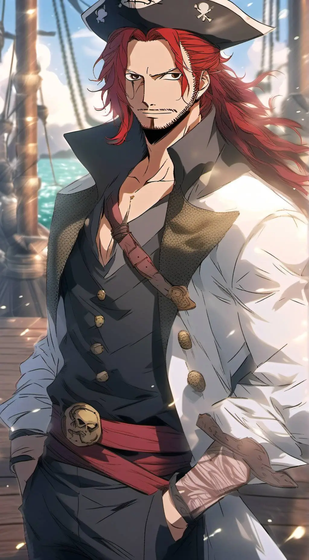 ai character: shanks background