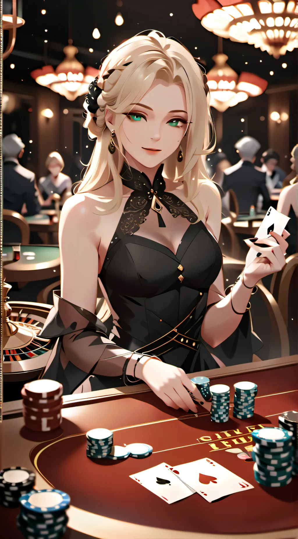 ai character: Sarah rose smith background