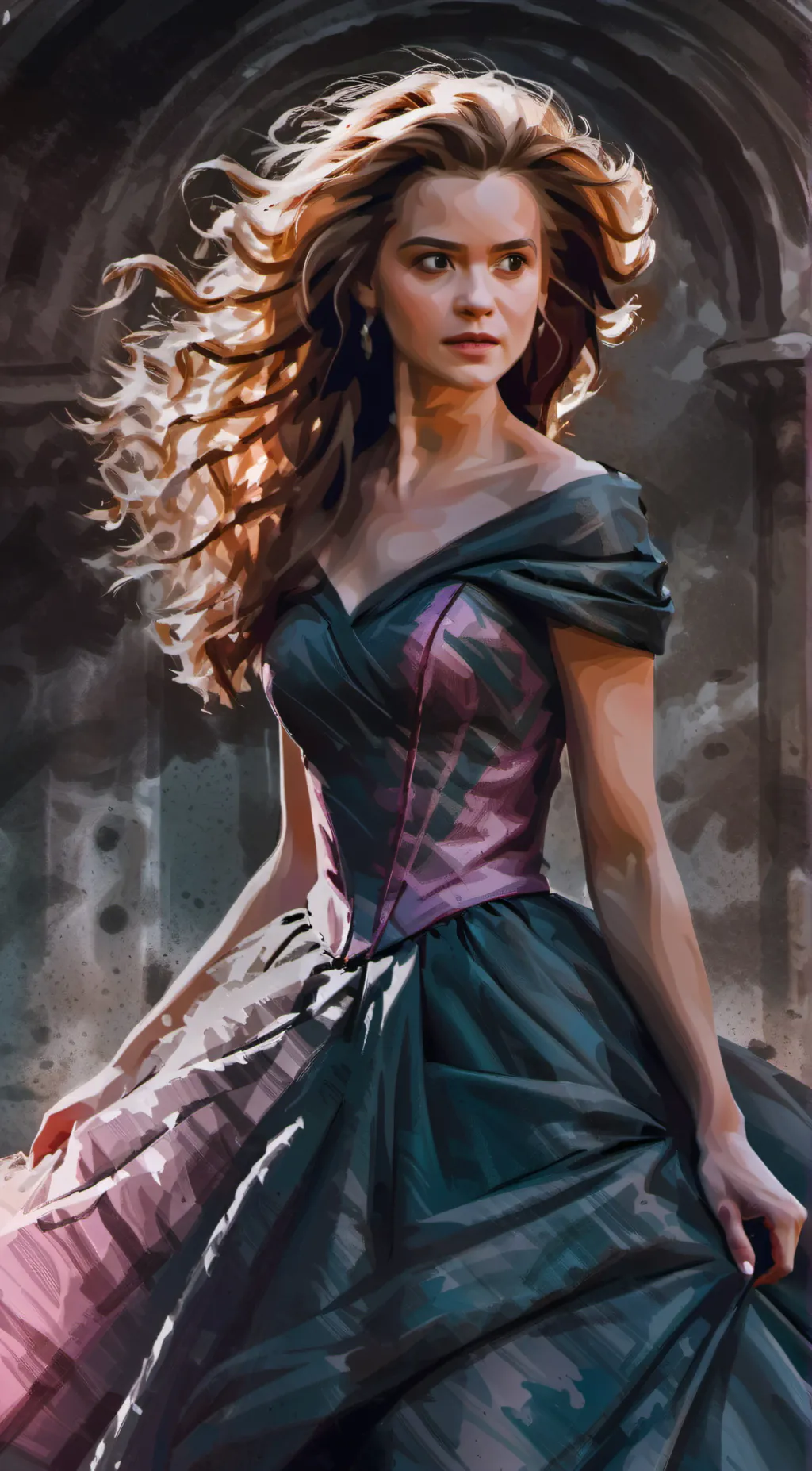 ai character: Hermione Granger  background