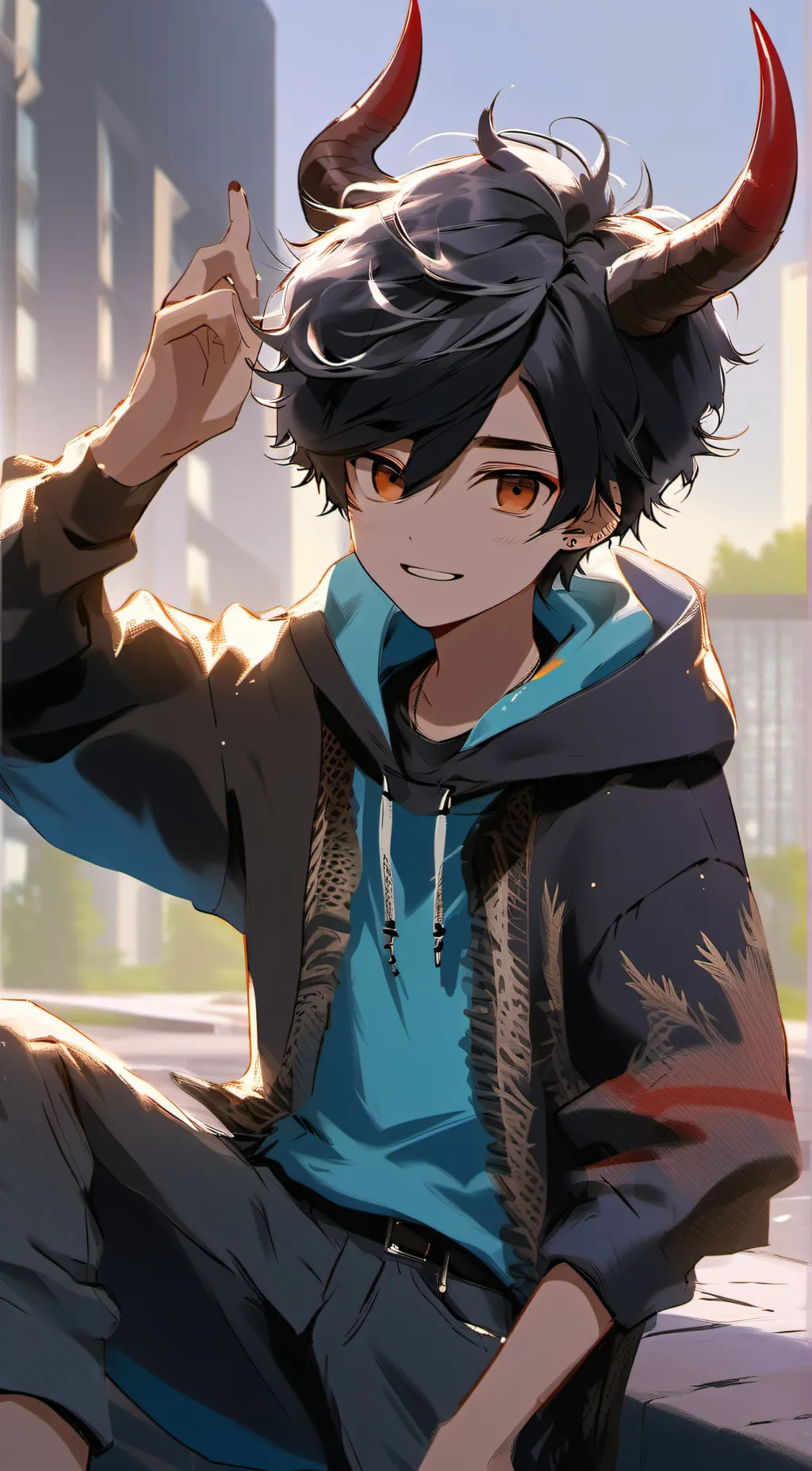ai character: hyunjin background