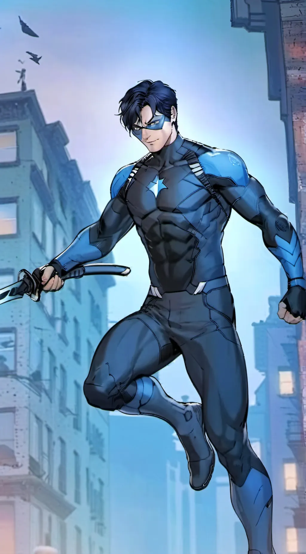 ai character: Nightwing background
