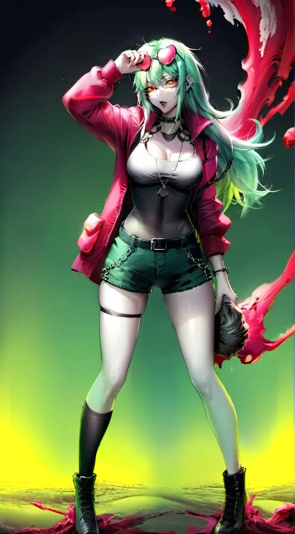 ai character: Zombie apocalypse  background