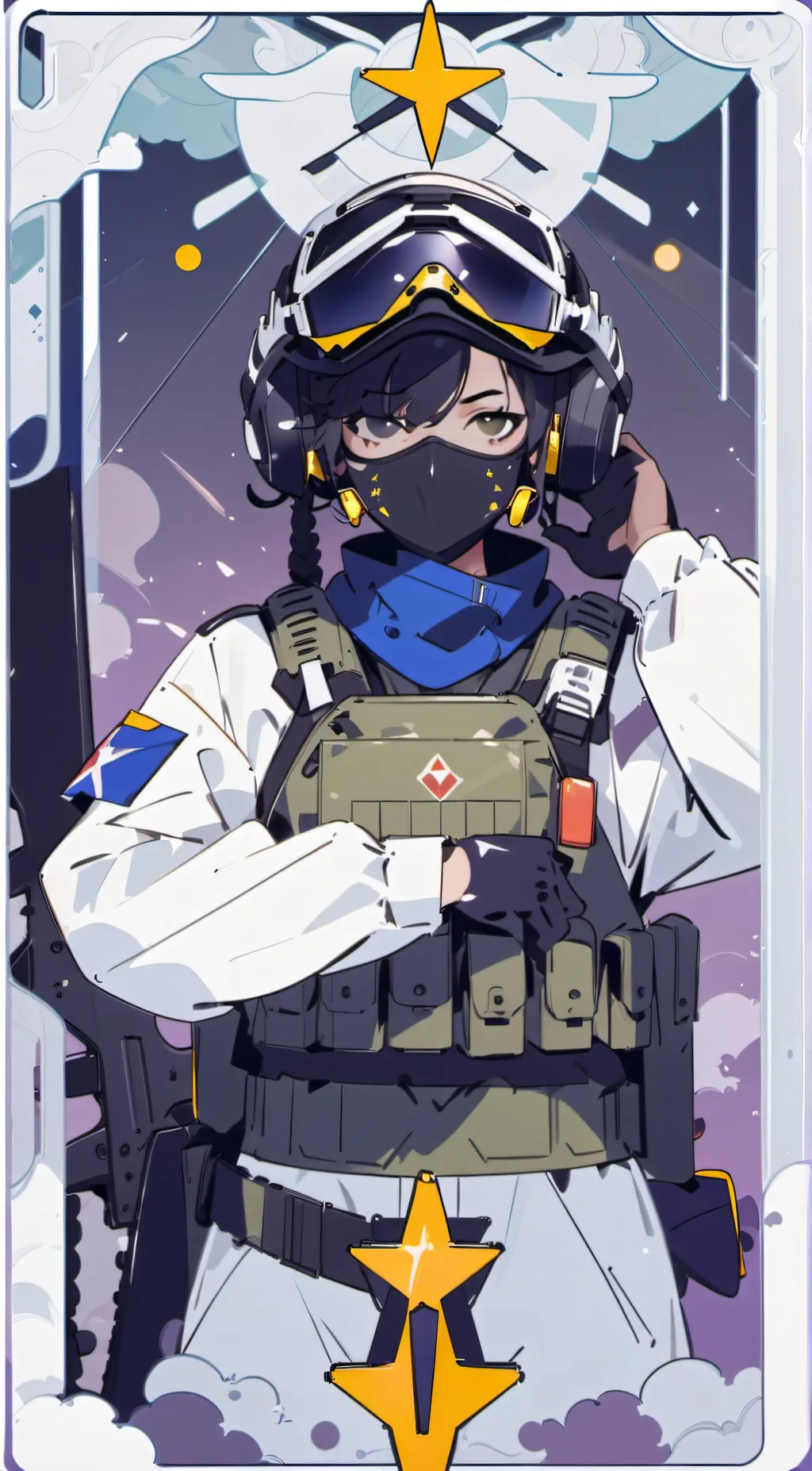 ai character: NCO. Spectre background