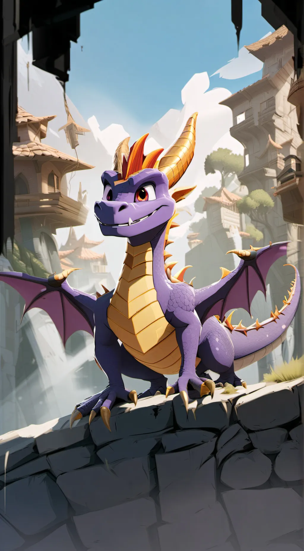 ai character: Spyro background