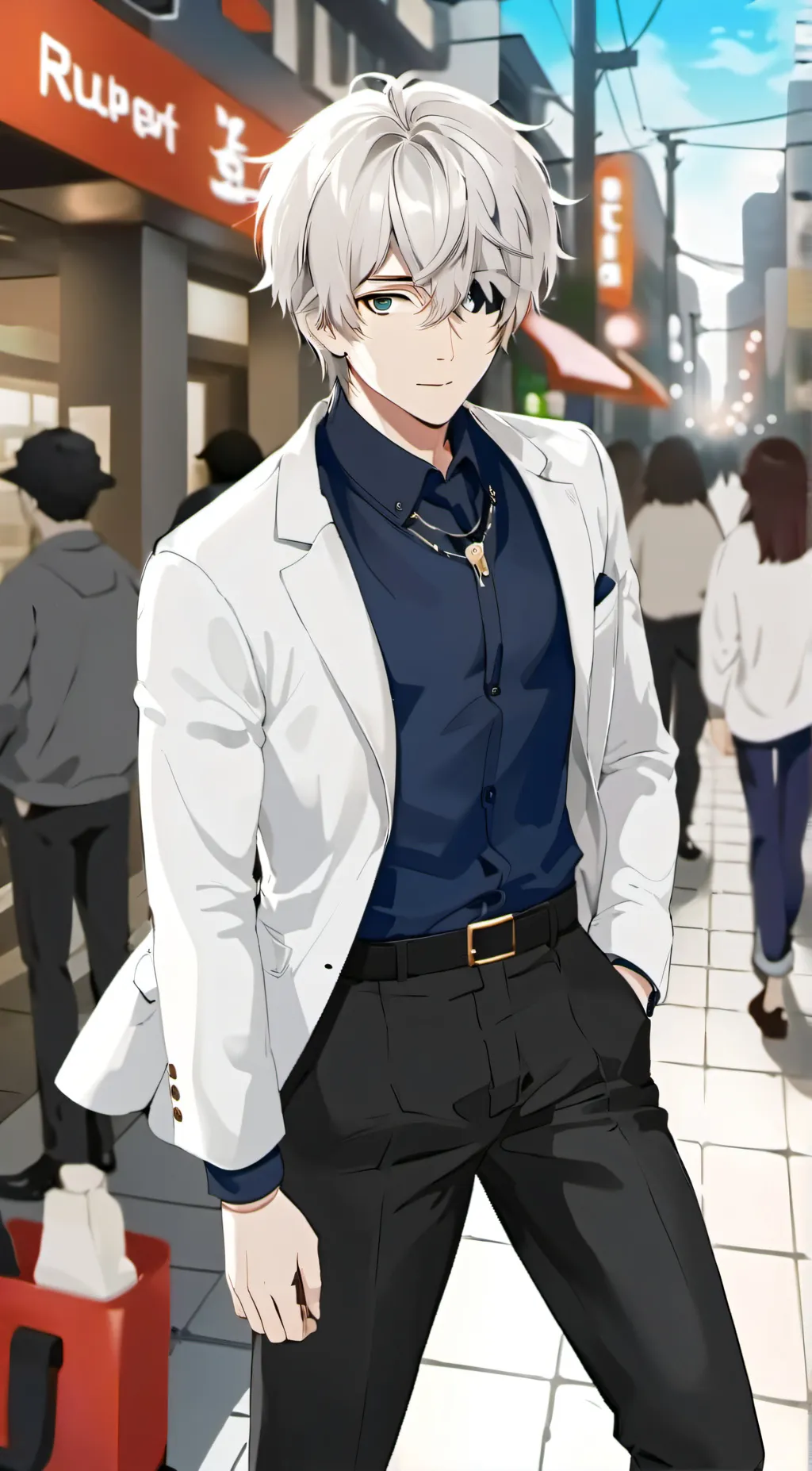 ai character: Bakugo background