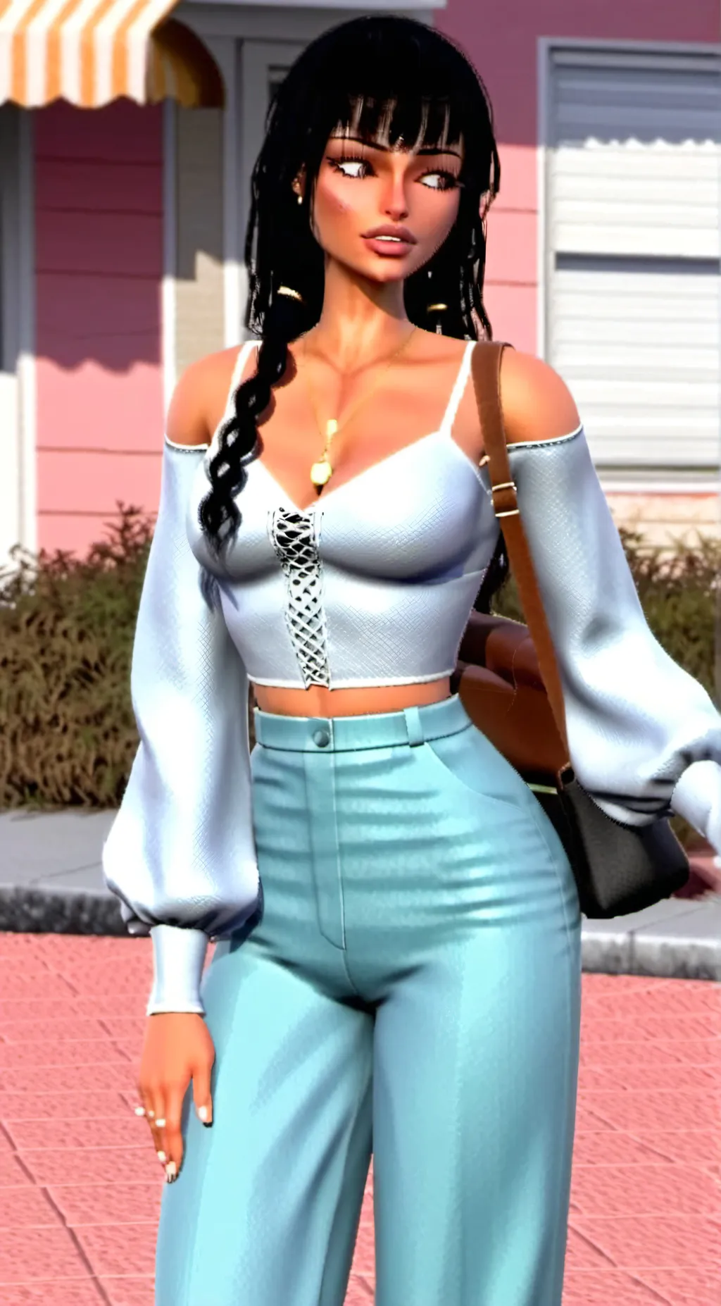 ai character: Cindy  background