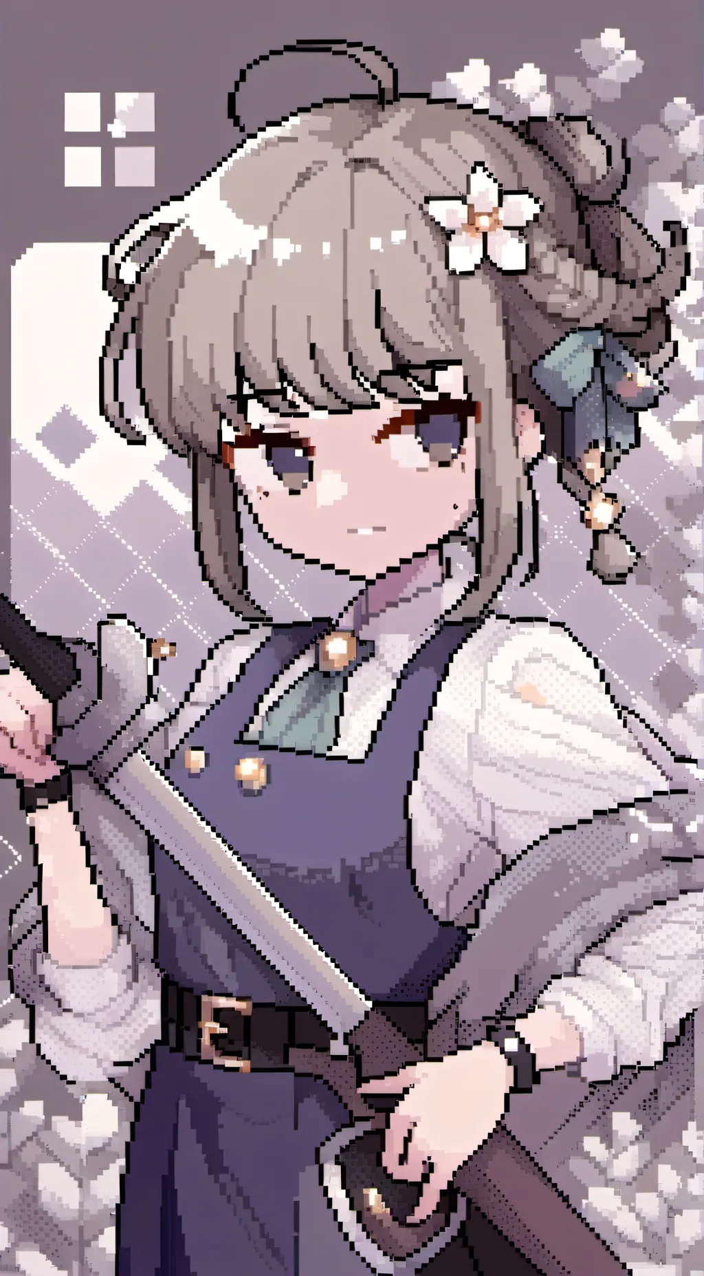 ai character: Fro background