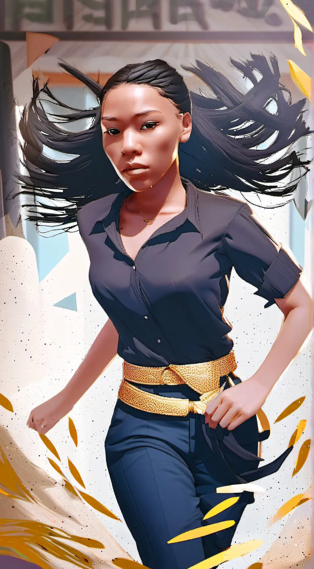 ai character: mari background