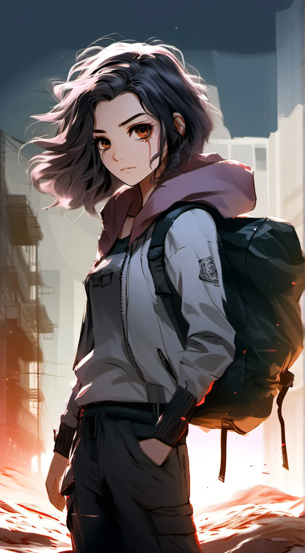 ai character: Dia  background