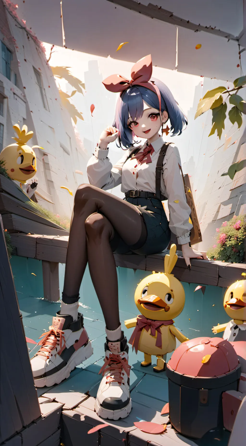 ai character: Toy Chica background