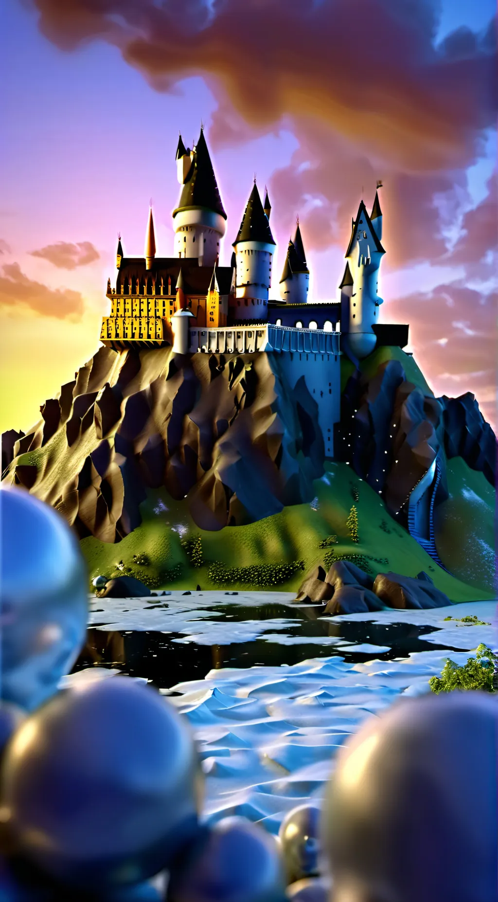 ai character: Hogwarts background