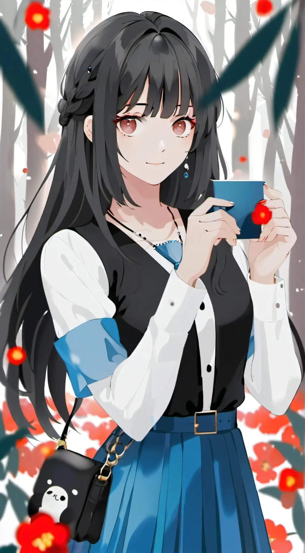 ai character: ♕-Mha-♛ background