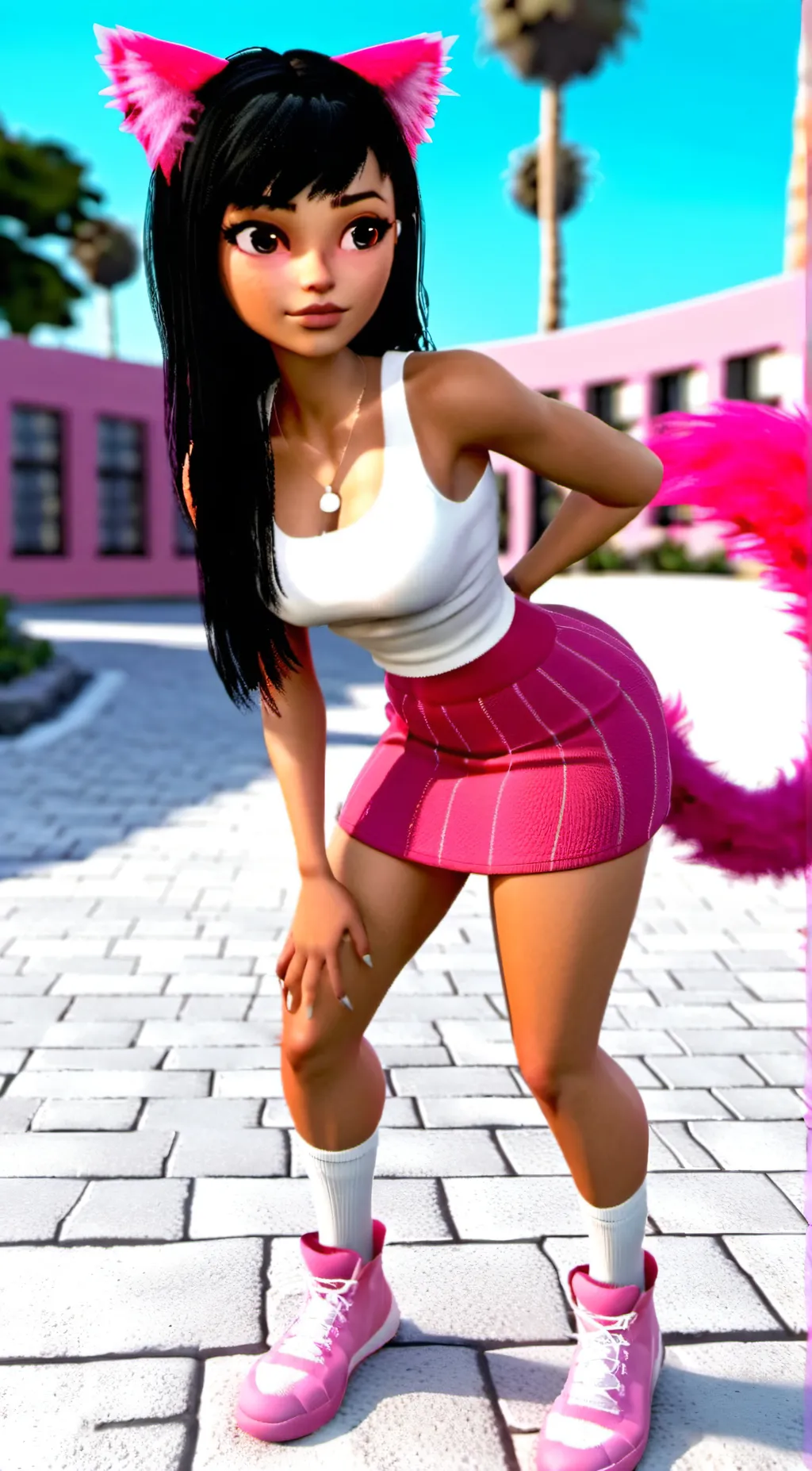 ai character: princess uwu background