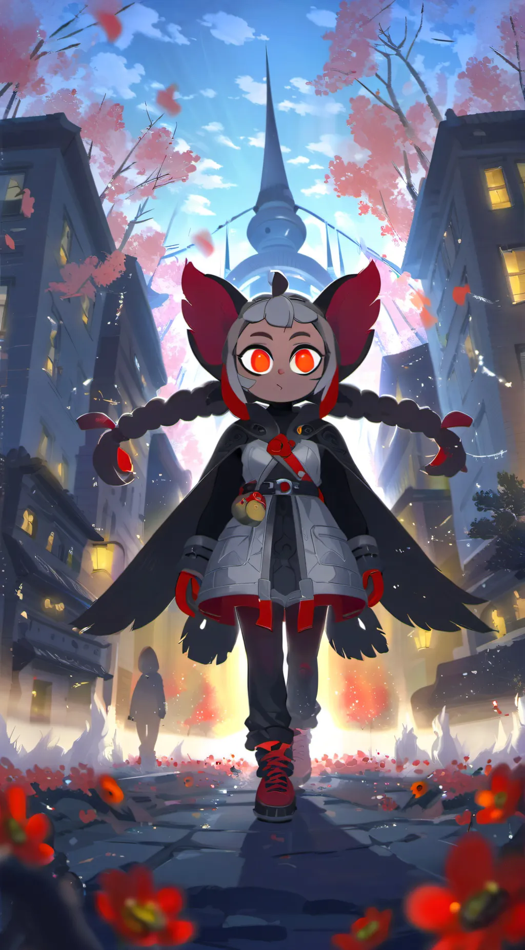 ai character: human lamb background