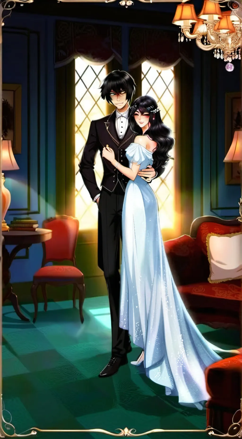 ai character: ein background