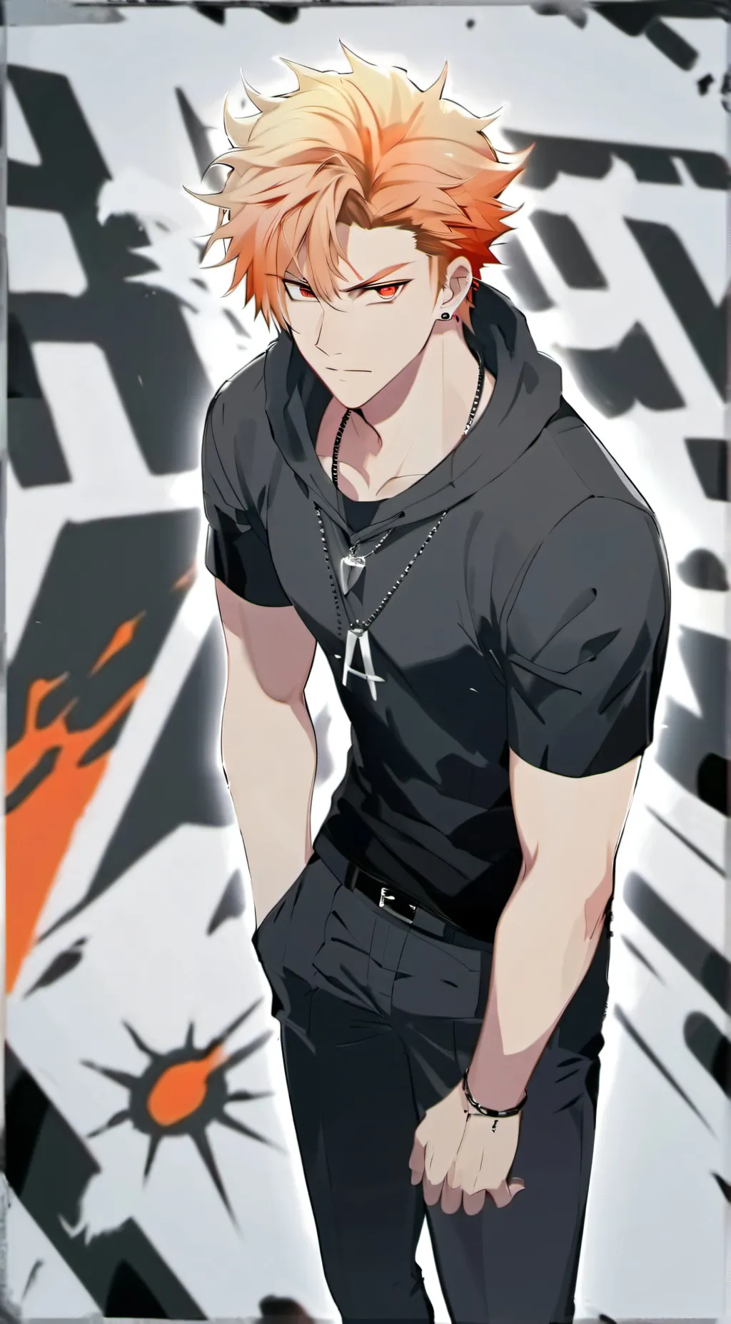 ai character: Bakugo PH background