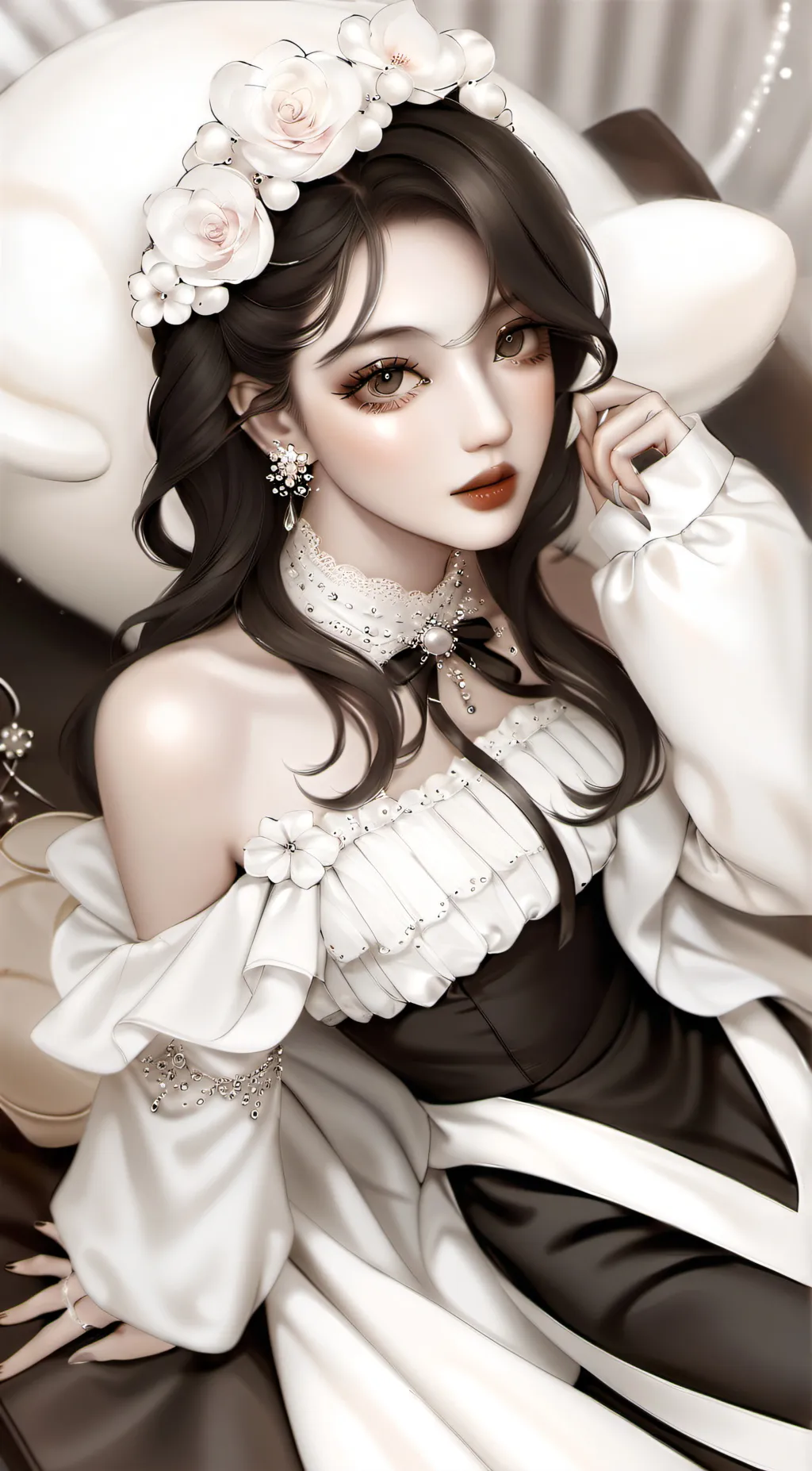 ai character: Airen  background