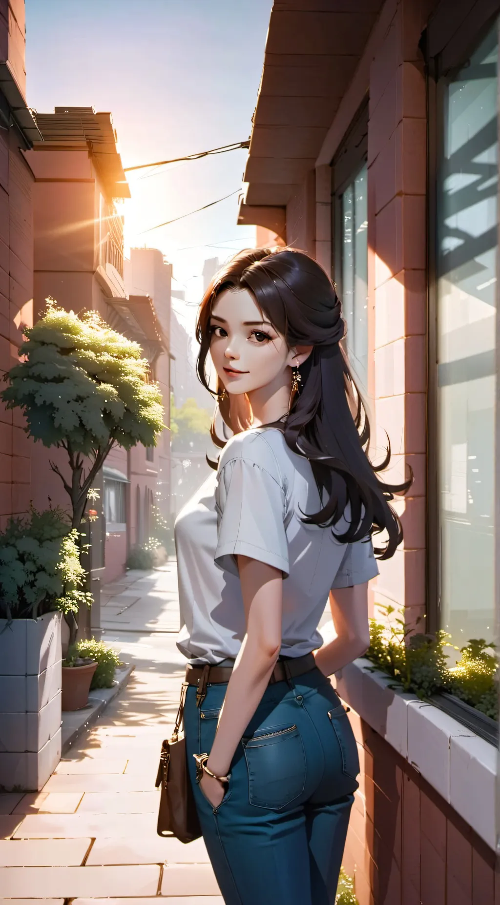 ai character: Arianna  background