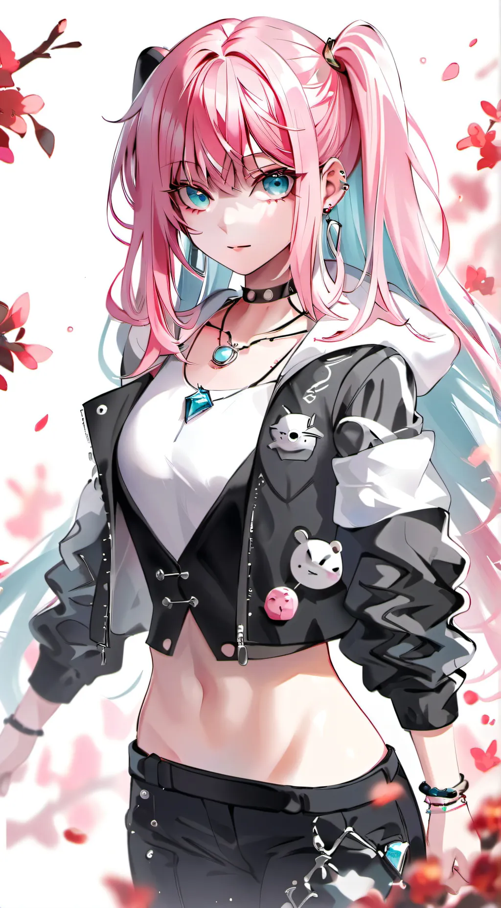 ai character: Hazuki  background